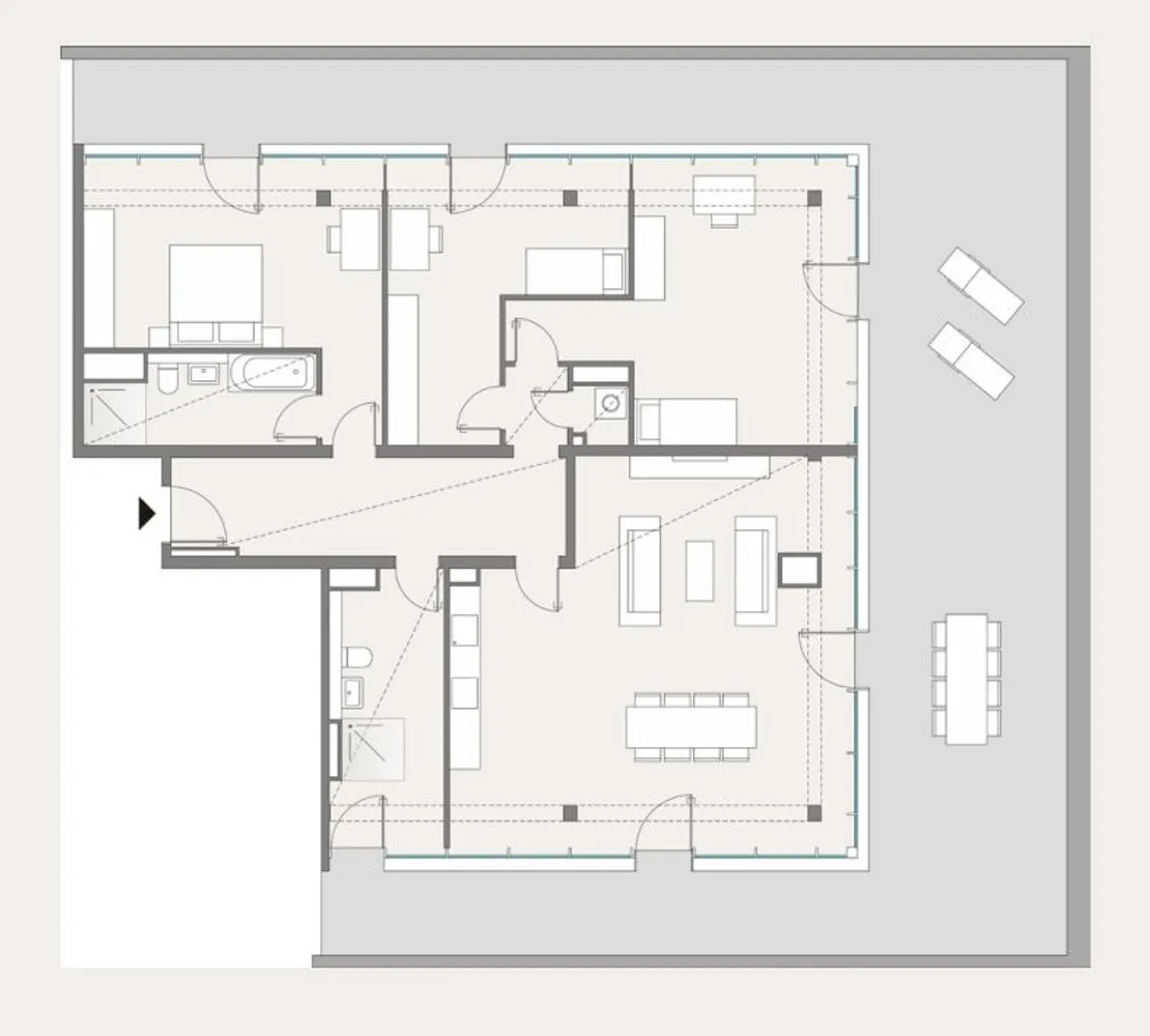 4 Zimmer Wohnung mit 210 m² in Dresden – Bild 3