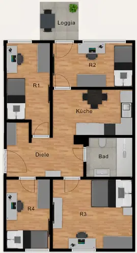 WG-Zimmer mit 11 m² in München – Bild 2