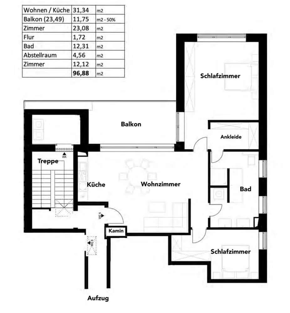3 Zimmer Wohnung mit 97 m² in Stade – Bild 11