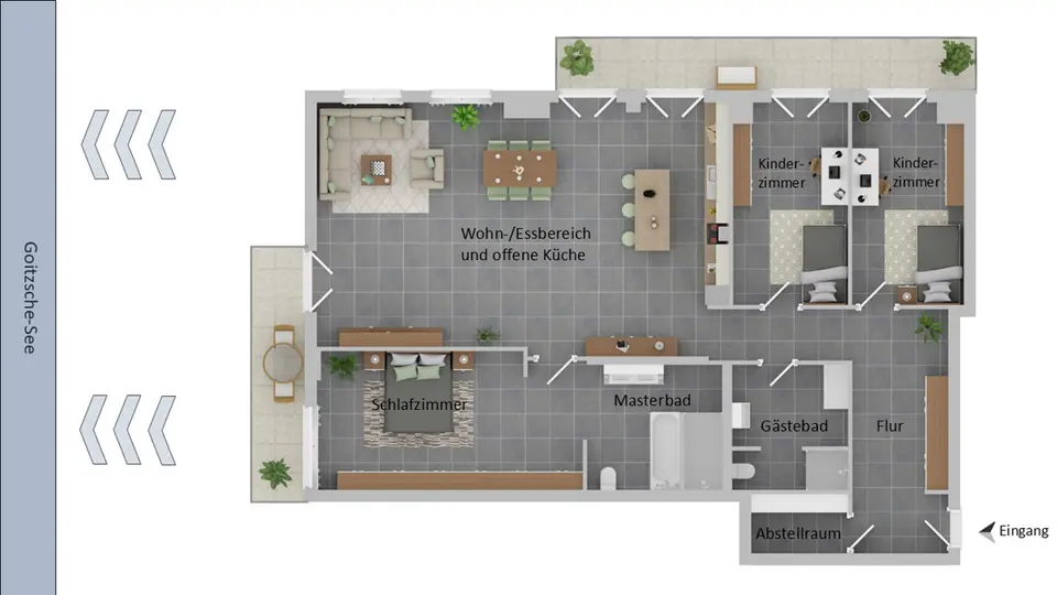 4 Zimmer Wohnung mit 173 m² in Bitterfeld-Wolfen – Bild 7