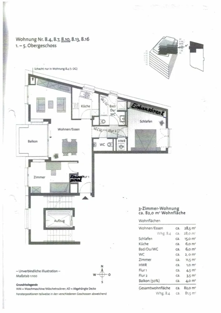 3 Zimmer Wohnung mit 82 m² in Frankfurt am Main – Bild 9