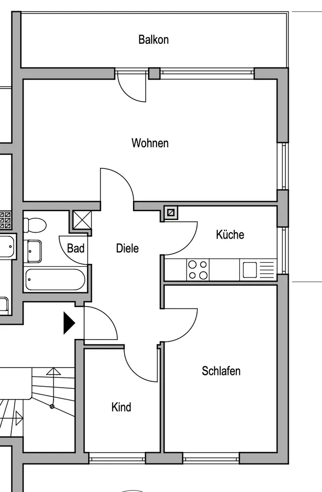 4 Zimmer Wohnung mit 63 m² in Wuppertal – Bild 9