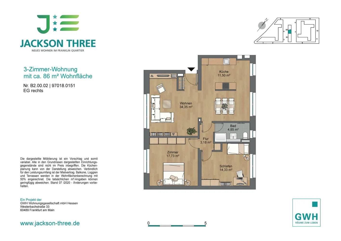 3 Zimmer Wohnung mit 86 m² in Mannheim – Bild 6