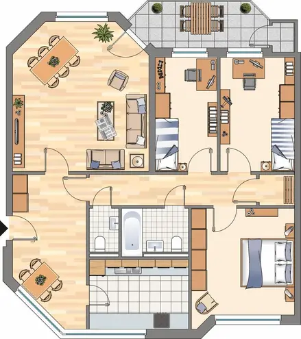 4 Zimmer Wohnung mit 97 m² in Neuss – Bild 5