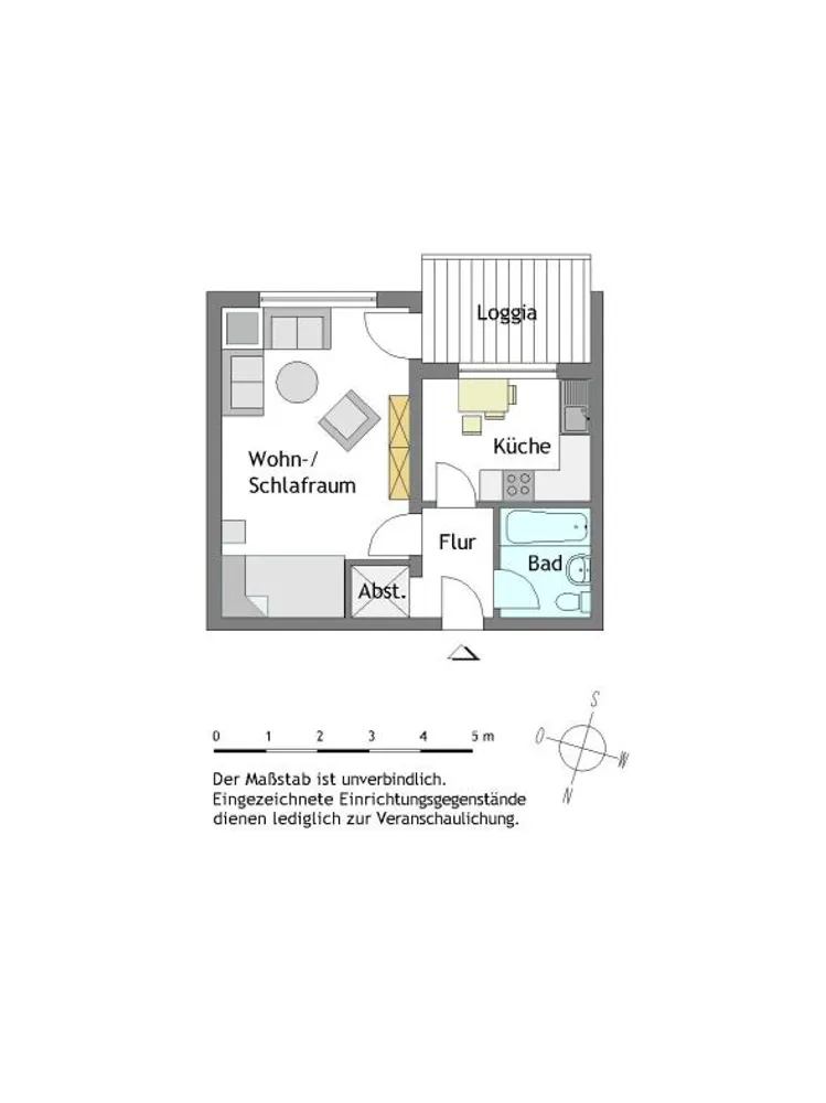 1 Zimmer Wohnung mit 38 m² in Mülheim an der Ruhr – Bild 3