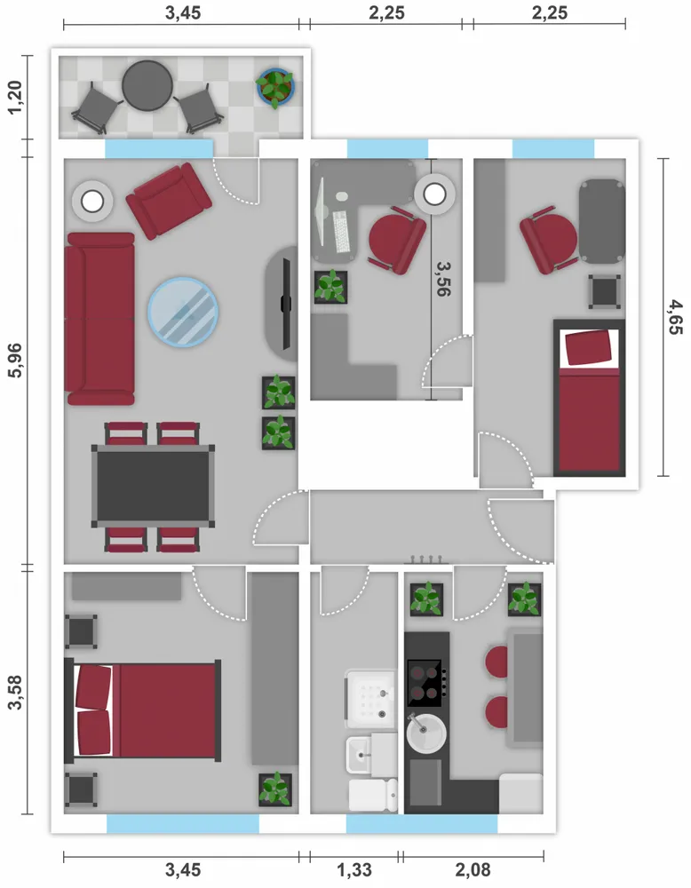 4 room apartment with 70 m² in Stendal – Photo 4