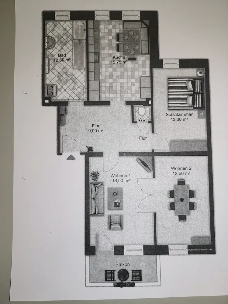 3 Zimmer Wohnung mit 85 m² in Braunschweig – Bild 2