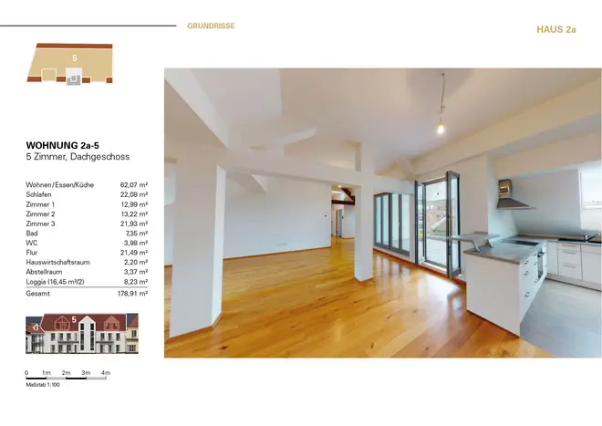 5 Zimmer Wohnung mit 188 m² in Karlsruhe – Bild 1