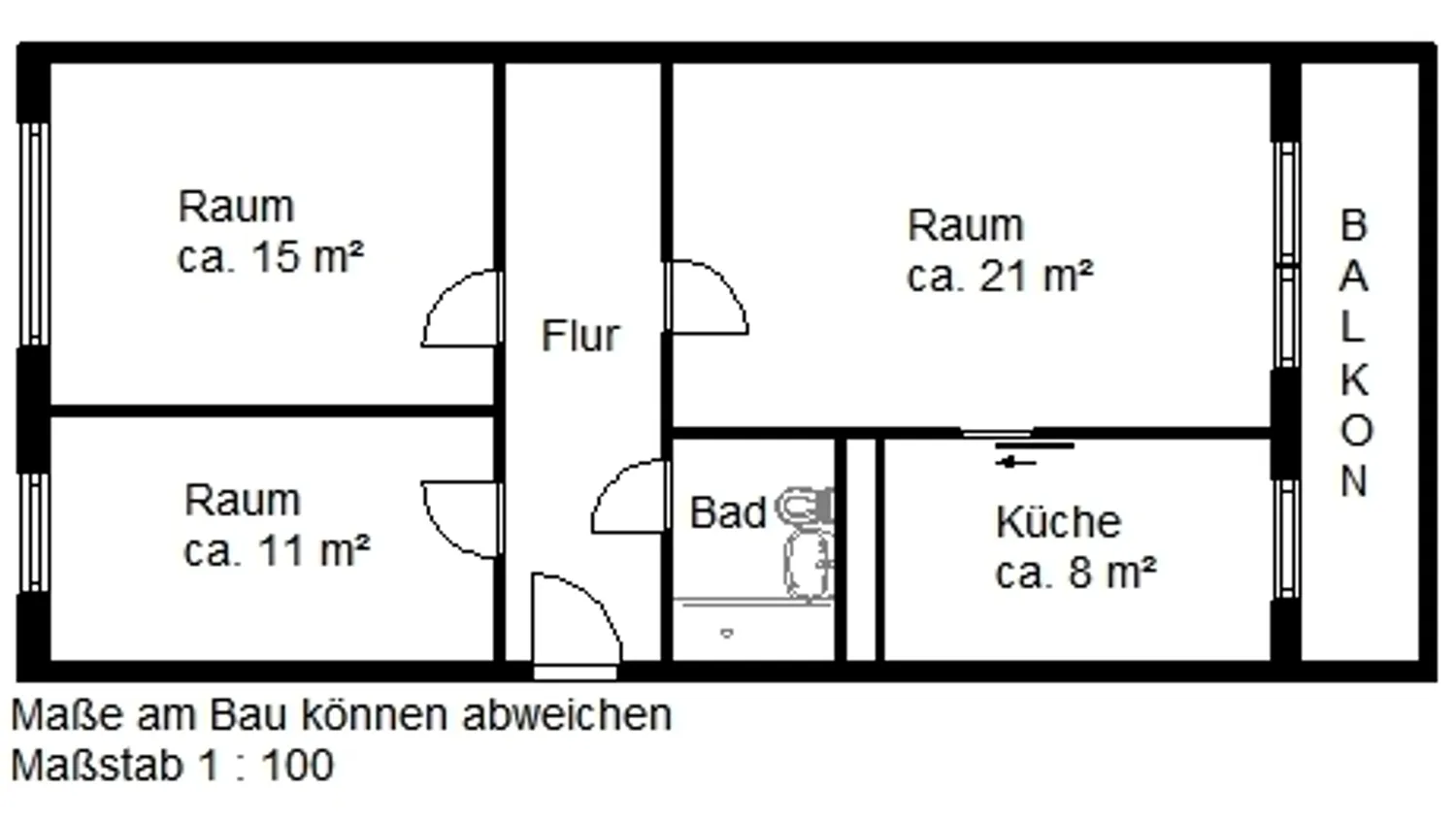 3 Zimmer Wohnung mit 69 m² in Halle (Saale) – Bild 11