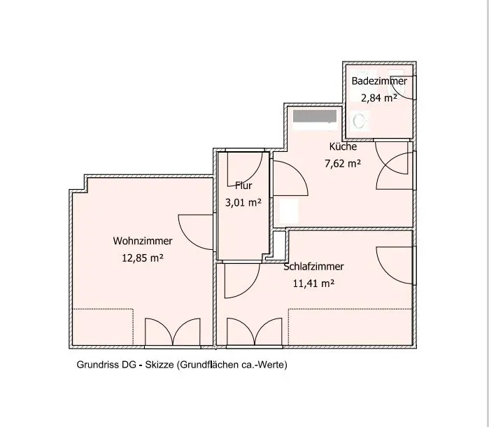 2 Zimmer Wohnung mit 36 m² in Kassel – Bild 9