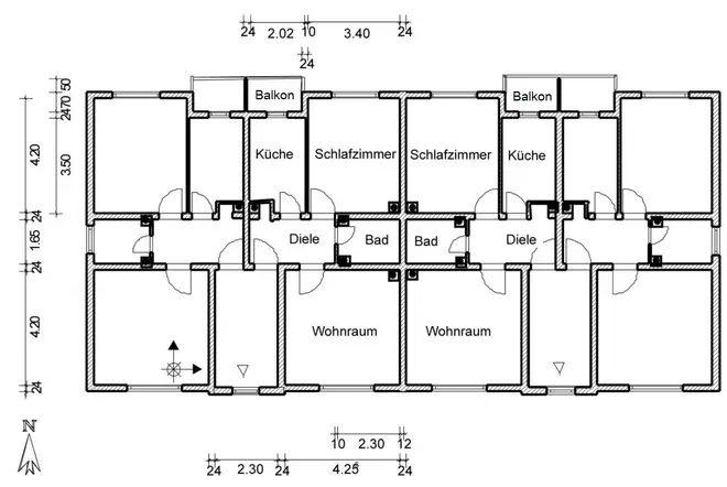 3 Zimmer Wohnung mit 47 m² in Duisburg – Bild 3