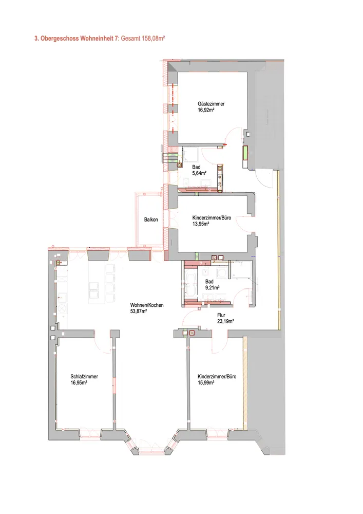 5 room apartment with 154 m² in Augsburg – Photo 7