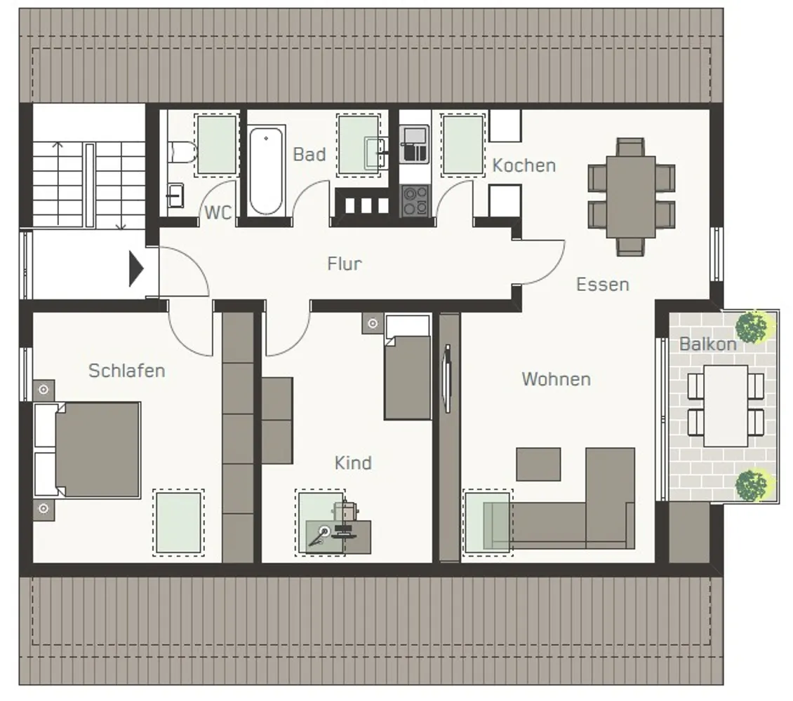 4 Zimmer Wohnung mit 85 m² in Stuttgart – Bild 6