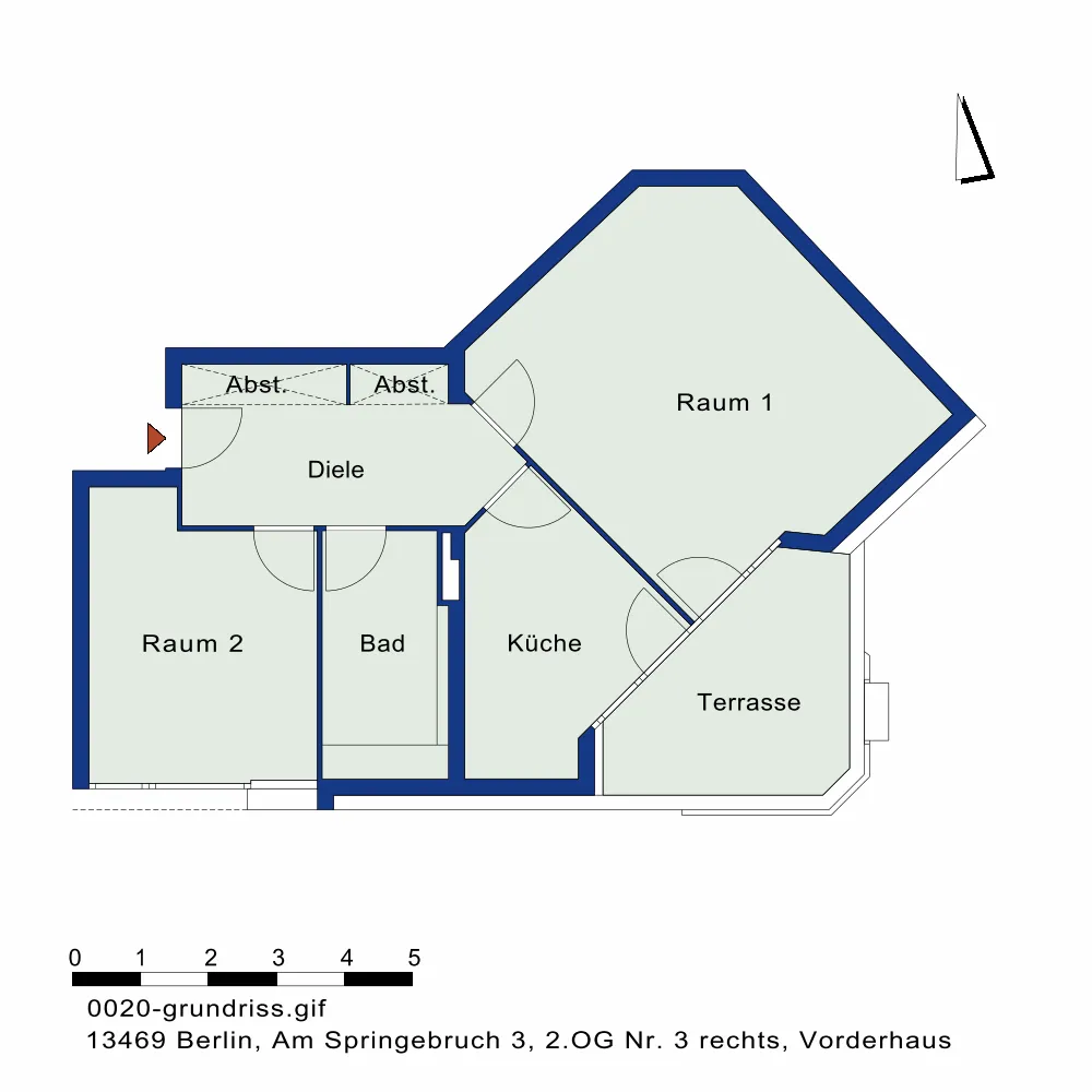 2 Zimmer Wohnung mit 62 m² in Berlin – Bild 3