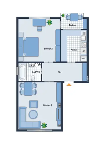 2 Zimmer Wohnung mit 52 m² in Stuttgart – Bild 8