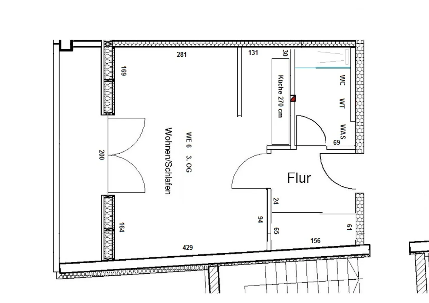 1 room apartment with 32 m² in Bonn – Photo 5