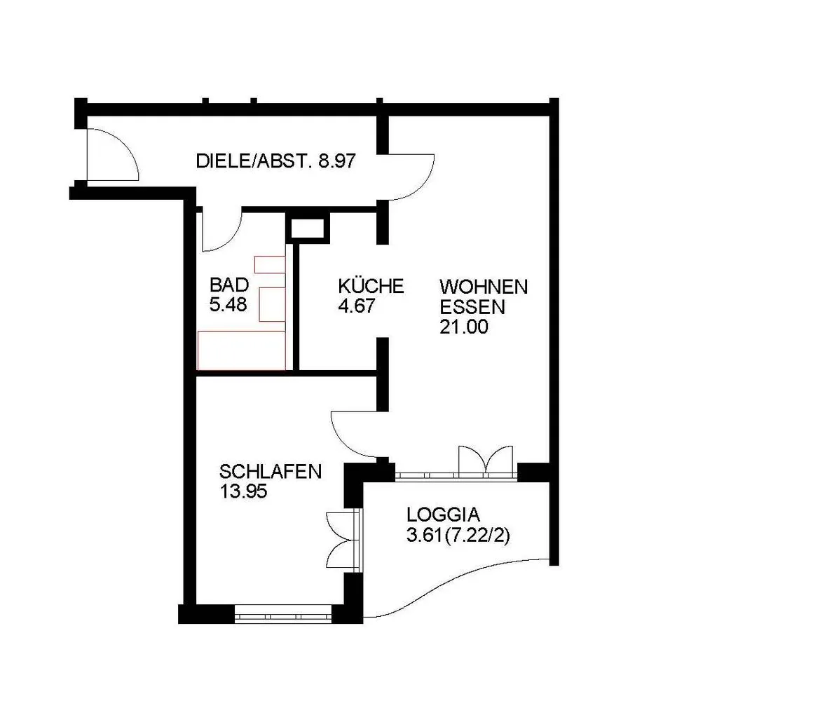 2 Zimmer Wohnung mit 58 m² in Augsburg – Bild 5