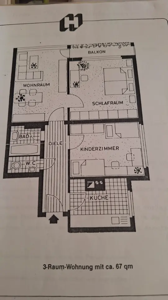 3 Zimmer Wohnung mit 67 m² in Krefeld – Bild 4