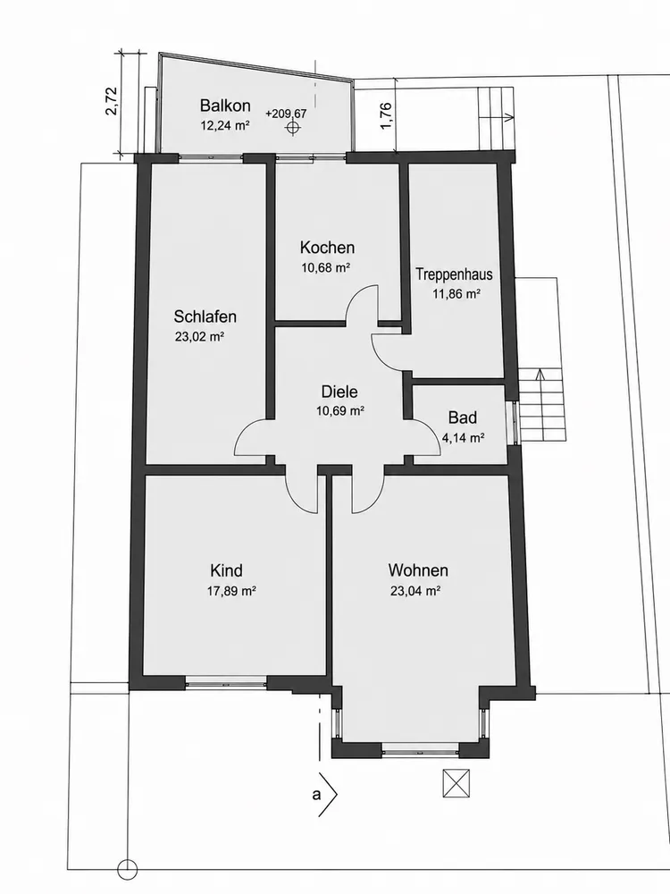 3 Zimmer Wohnung mit 93 m² in Solingen – Bild 10