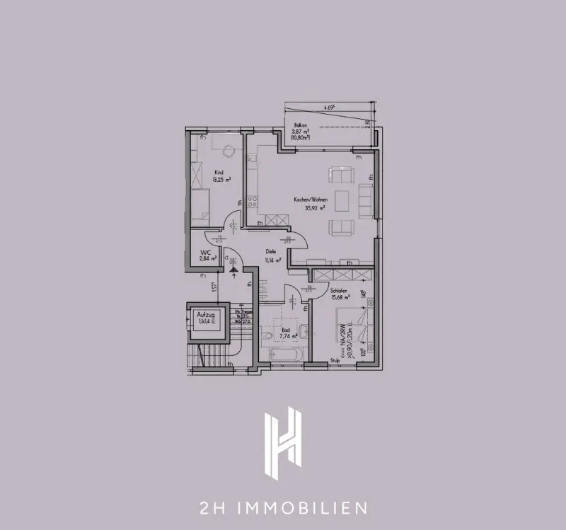 3 Zimmer Wohnung mit 90 m² in Bielefeld – Bild 5