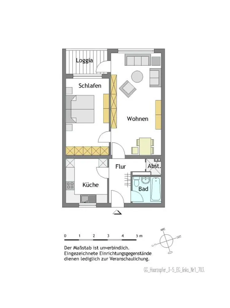 2 Zimmer Wohnung mit 60 m² in Mülheim an der Ruhr – Bild 3