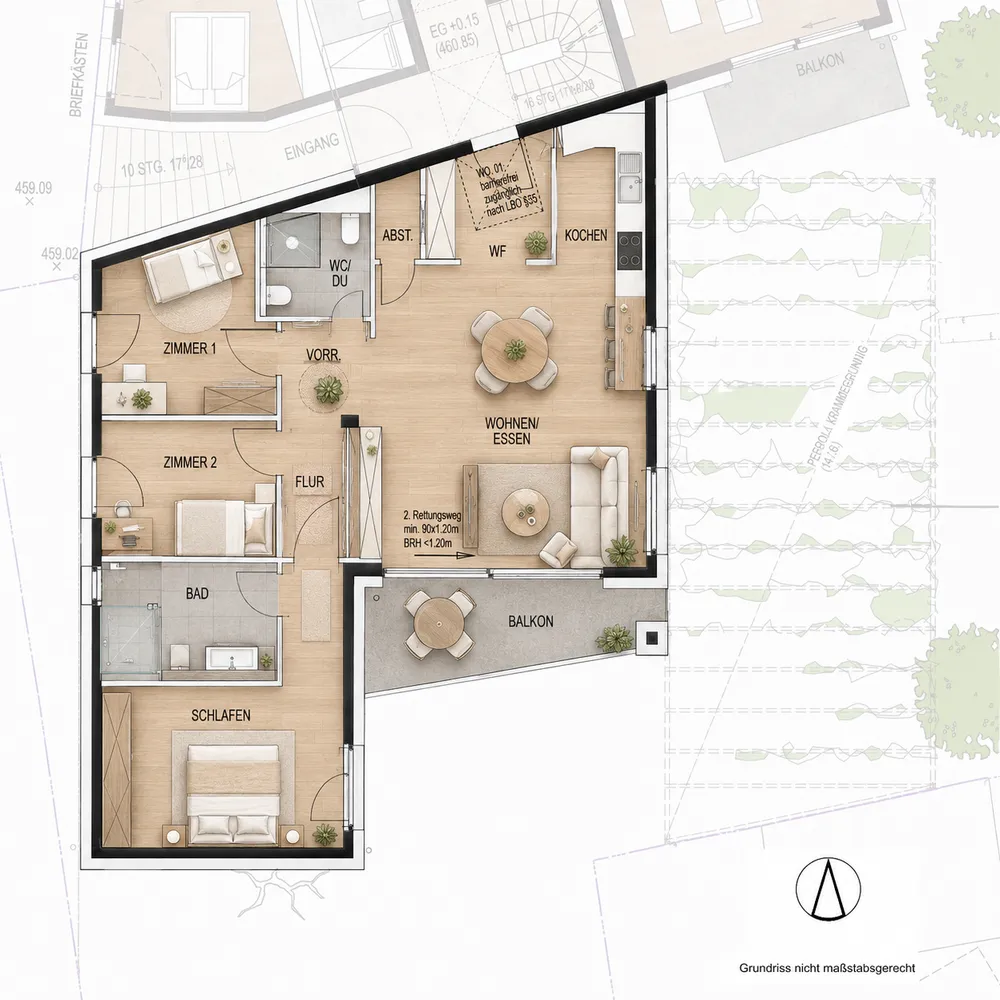4 Zimmer Wohnung mit 109 m² in Stuttgart – Bild 7