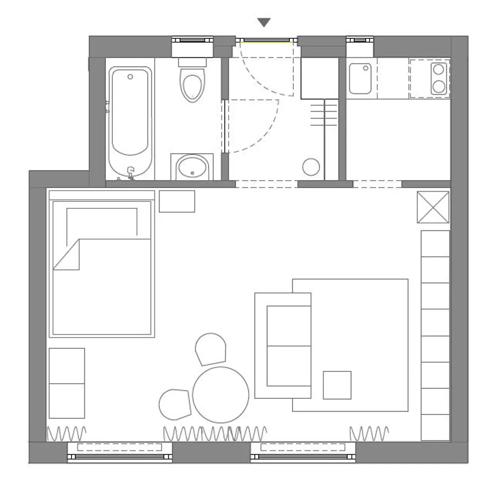 1 Zimmer Wohnung mit 32 m² in Düsseldorf – Bild 9