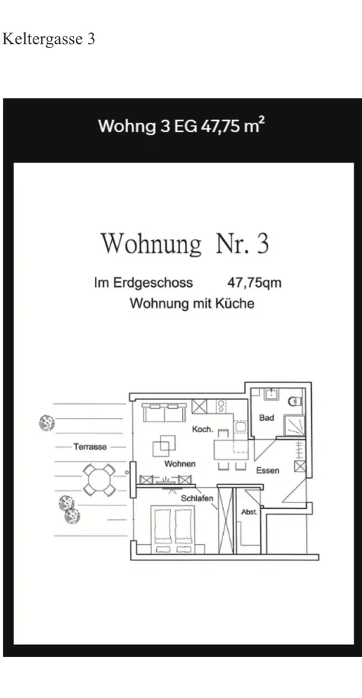 3 Zimmer Wohnung mit 48 m² in Heilbronn – Bild 9