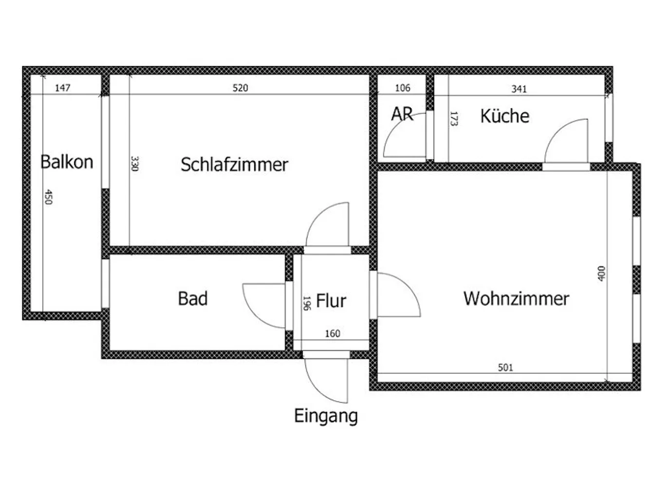 2 room apartment with 57 m² in Chemnitz – Photo 2