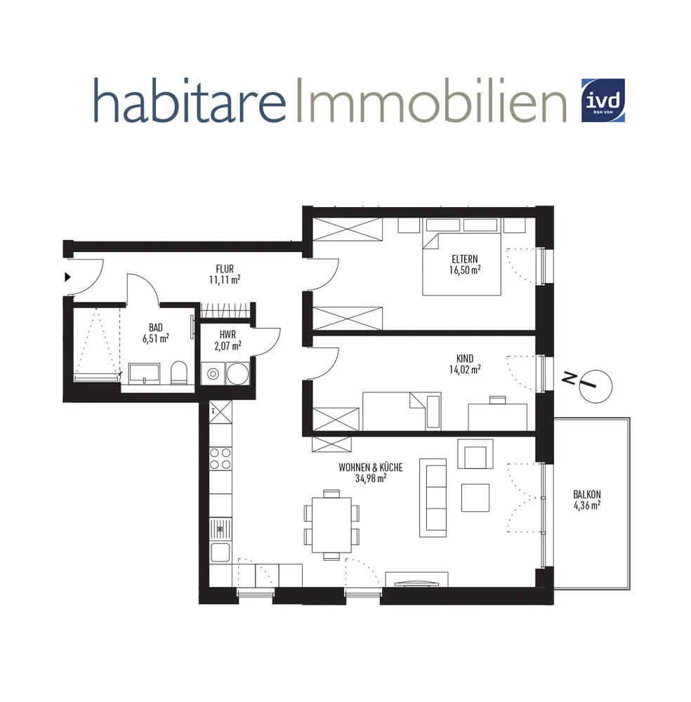 3 room apartment with 90 m² in Königs Wusterhausen – Photo 5