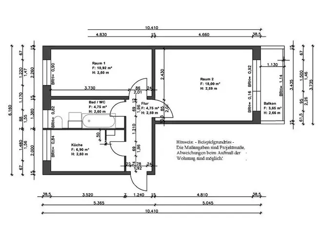 2 Zimmer Wohnung mit 45 m² in Halle (Saale) – Bild 6