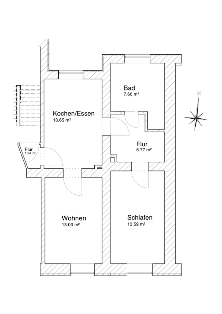 2 Zimmer Wohnung mit 55 m² in Wuppertal – Bild 4