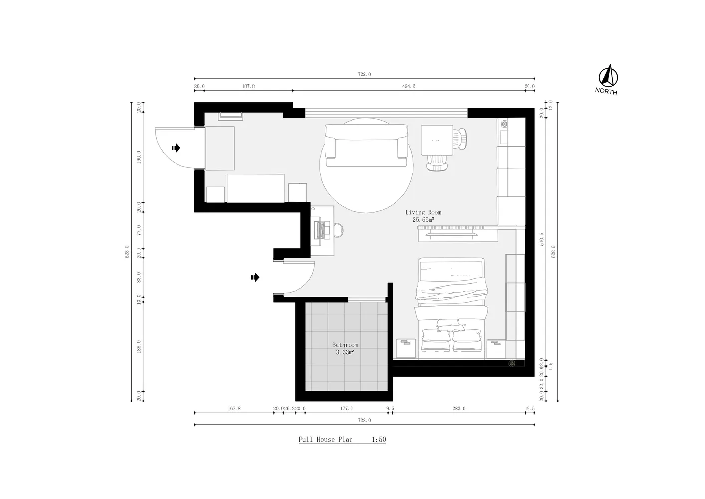 1 Zimmer Wohnung mit 25 m² in Ravensburg – Bild 5