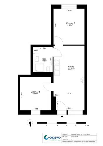 3 Zimmer Wohnung mit 47 m² in Berlin – Bild 5