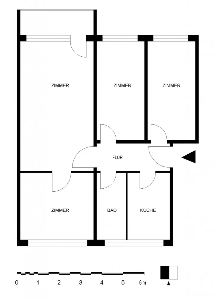 4 Zimmer Wohnung mit 72 m² in Quedlinburg – Bild 2