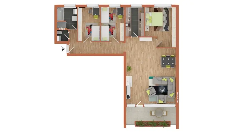 4 Zimmer Wohnung mit 98 m² in Minden – Bild 9