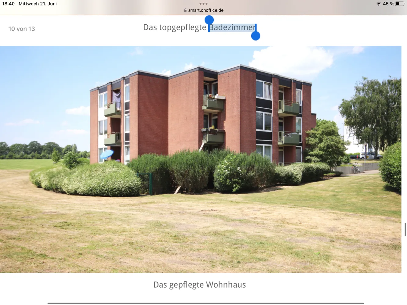 1 Zimmer Wohnung mit 30 m² in Münster – Bild 1