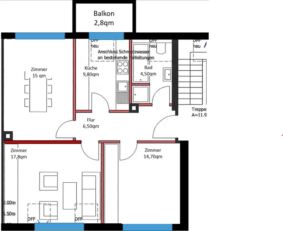 3 Zimmer Wohnung mit 73 m² in Pforzheim – Bild 5