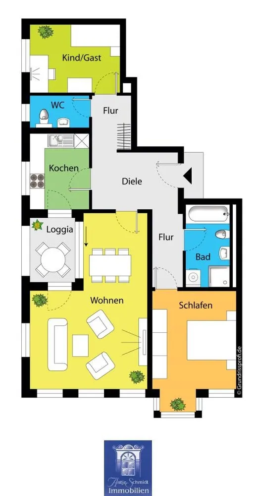 3 Zimmer Wohnung mit 87 m² in Dresden – Bild 9