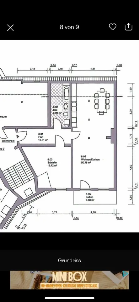 2 Zimmer Wohnung mit 92 m² in Halle (Saale) – Bild 8