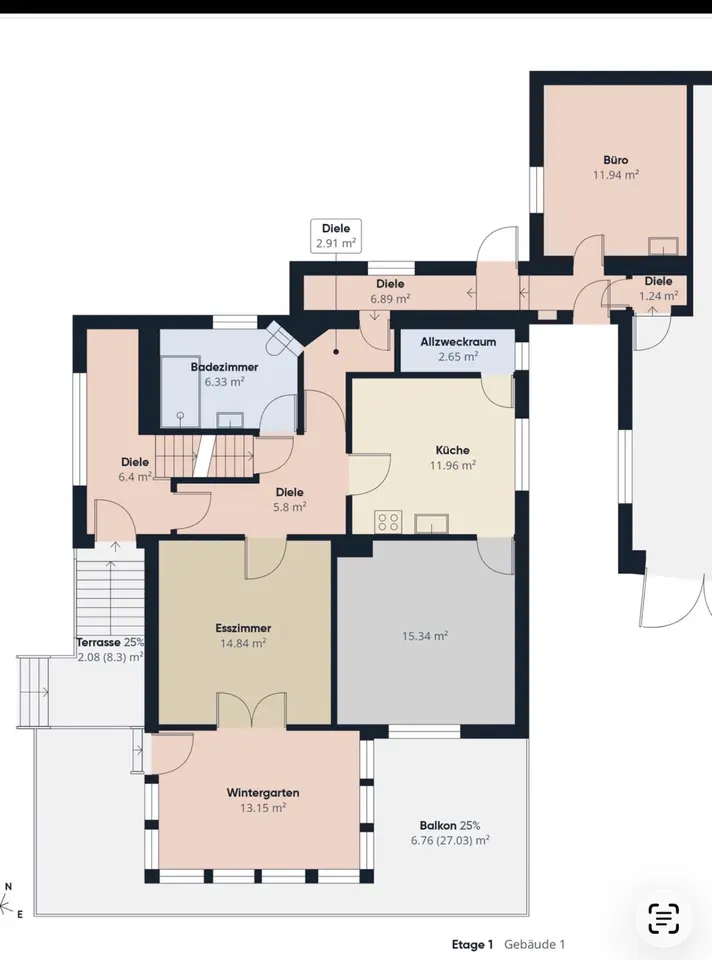 4 Zimmer Wohnung mit 95 m² in Suhl – Bild 2