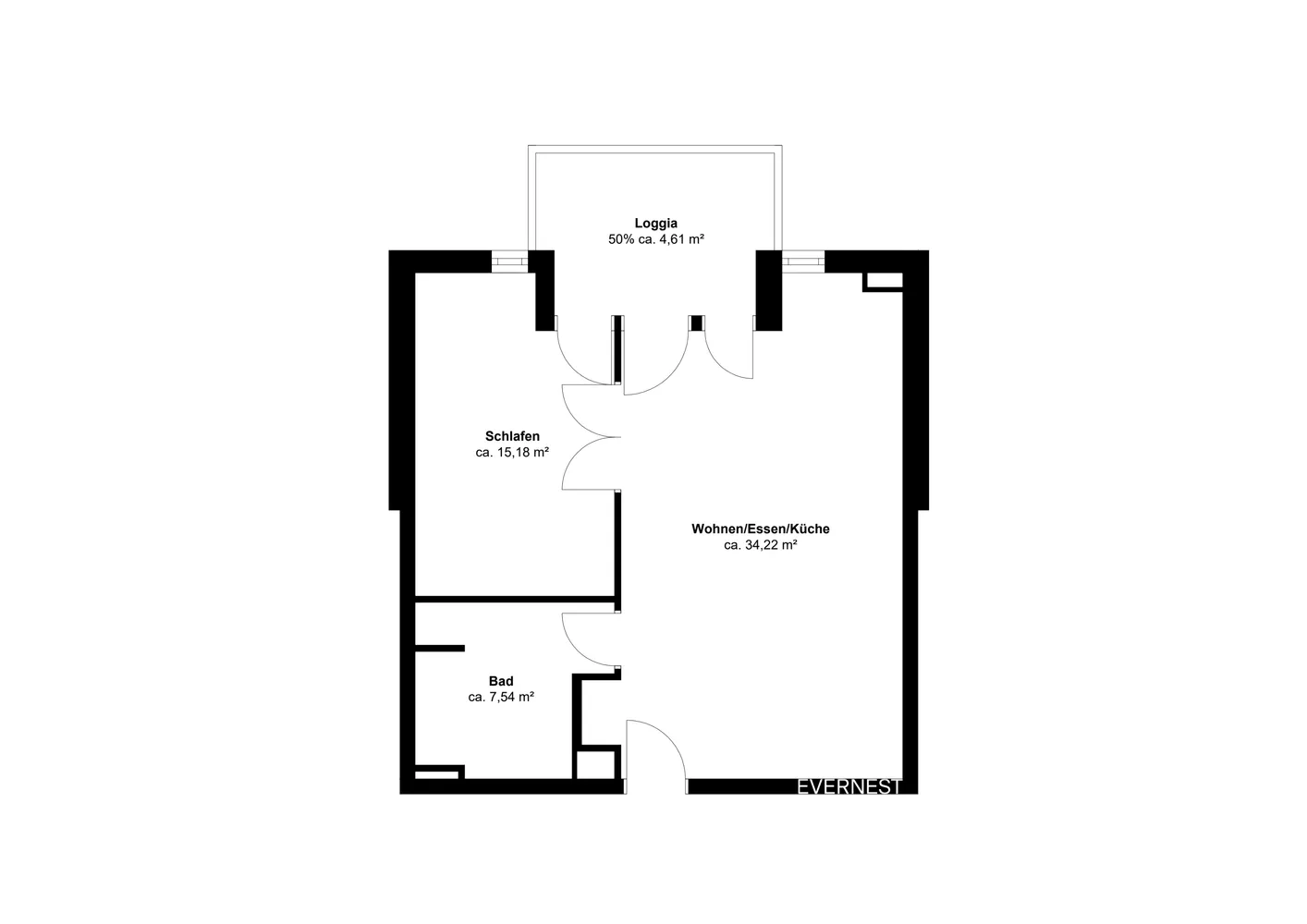2 Zimmer Wohnung mit 62 m² in Düsseldorf – Bild 10