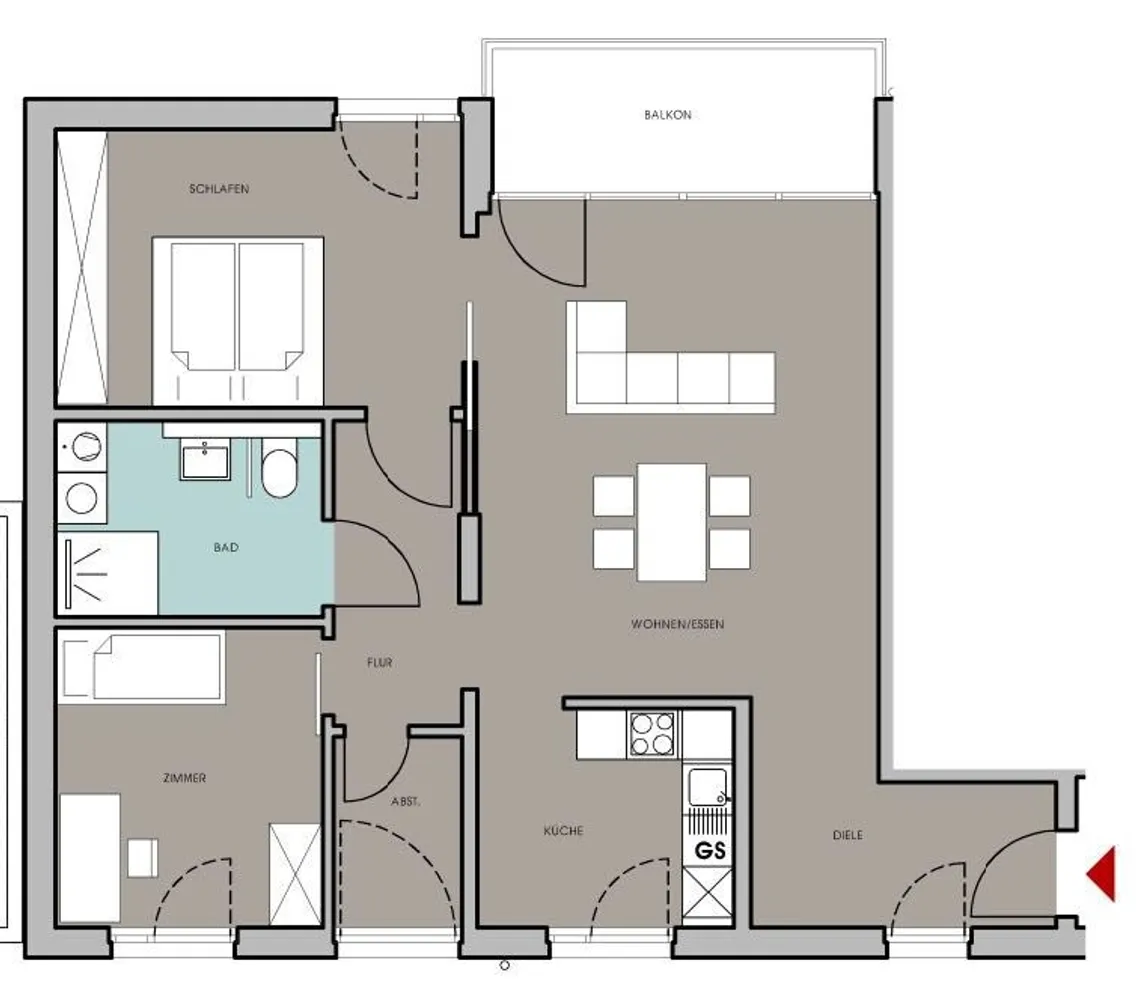 3 room apartment with 88 m² in Bielefeld – Photo 9