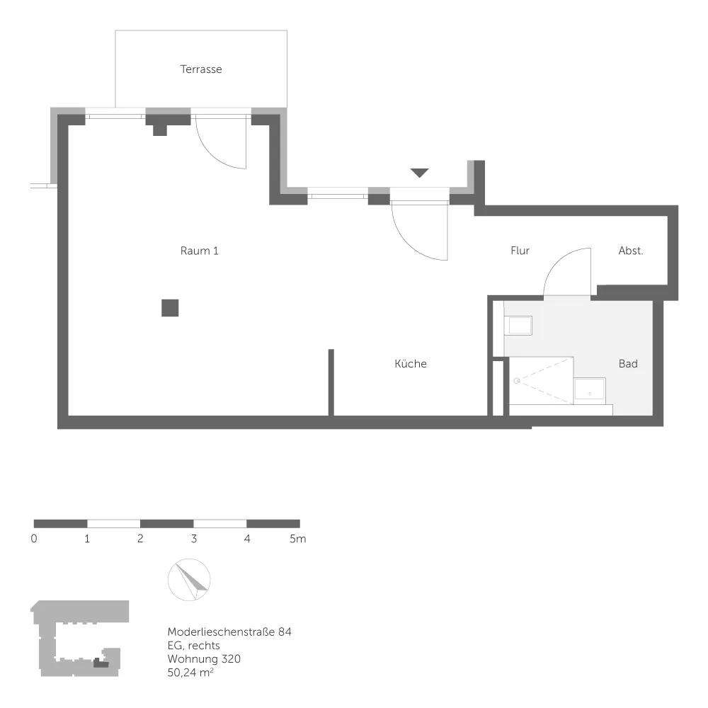 1 Zimmer Wohnung mit 50 m² in Berlin – Bild 6
