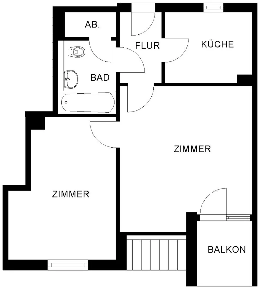 2 Zimmer Wohnung mit 53 m² in Bochum – Bild 2