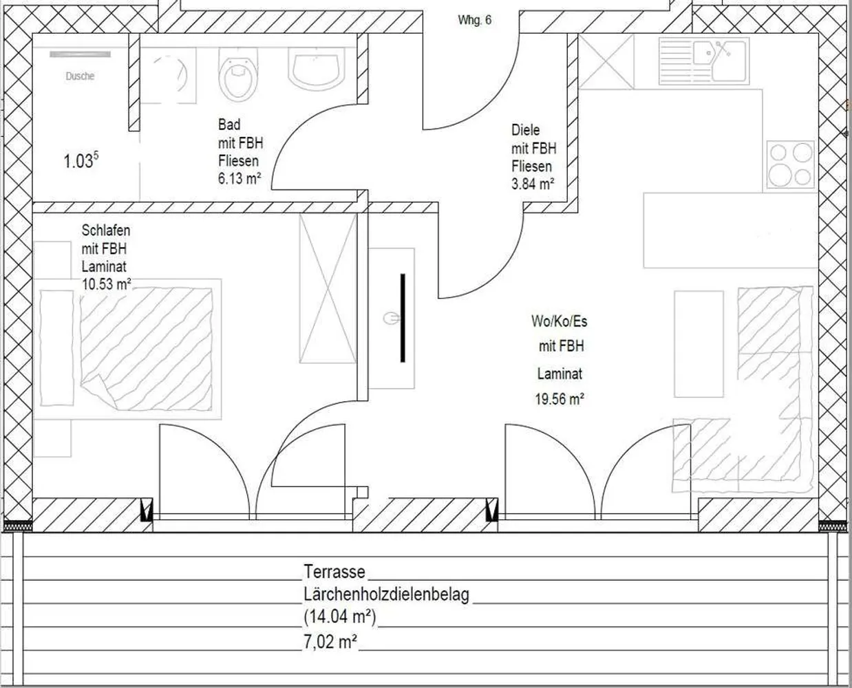 2 Zimmer Wohnung mit 48 m² in Deggendorf – Bild 10