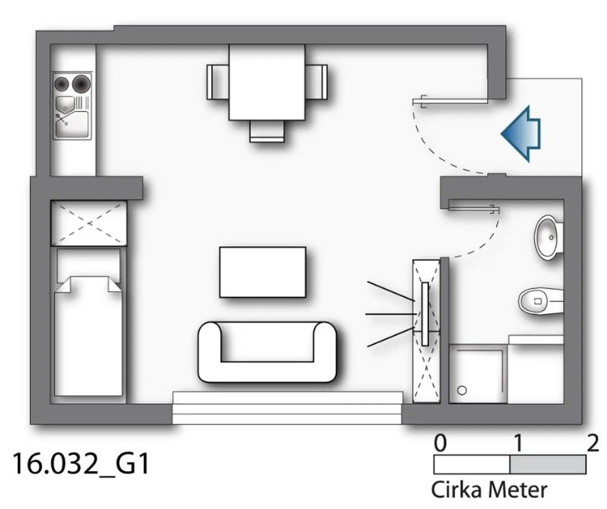 1 room apartment with 27 m² in Bielefeld – Photo 4