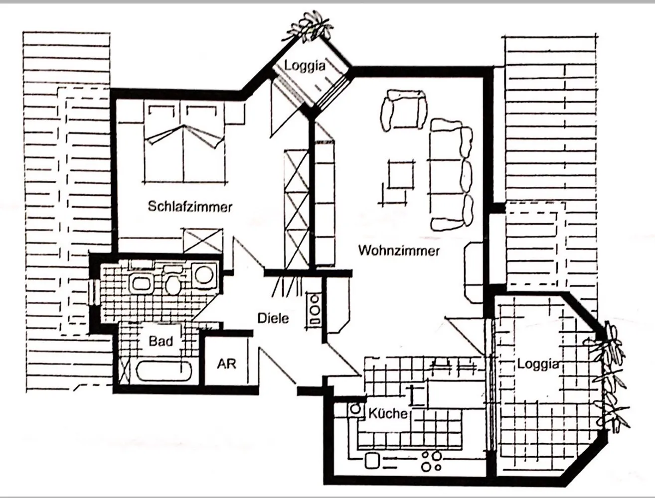 2 Zimmer Wohnung mit 70 m² in Coburg – Bild 3