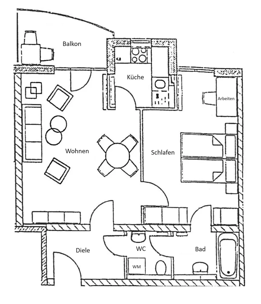 2 Zimmer Wohnung mit 57 m² in Leipzig – Bild 2