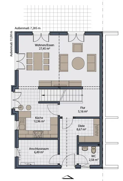 4 Zimmer Haus mit 124 m² in Winsen (Luhe) – Bild 3